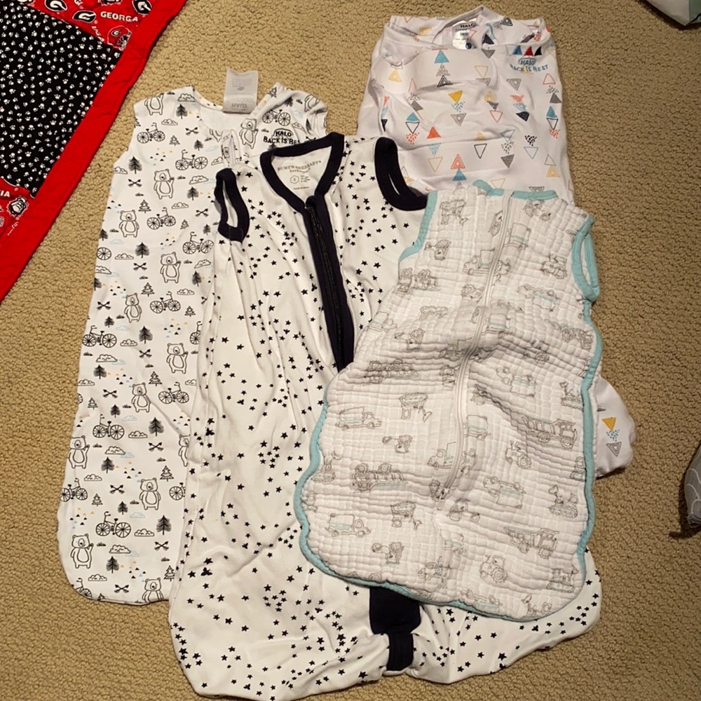 Sleep sacks - 2 halo, 1 BB, 1 boutique